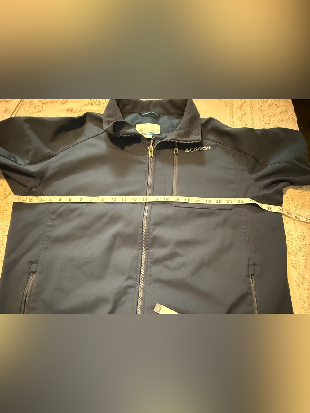 Columbia Men’s Dark Blue Full-Zip Jacket - Picture 8 of 10